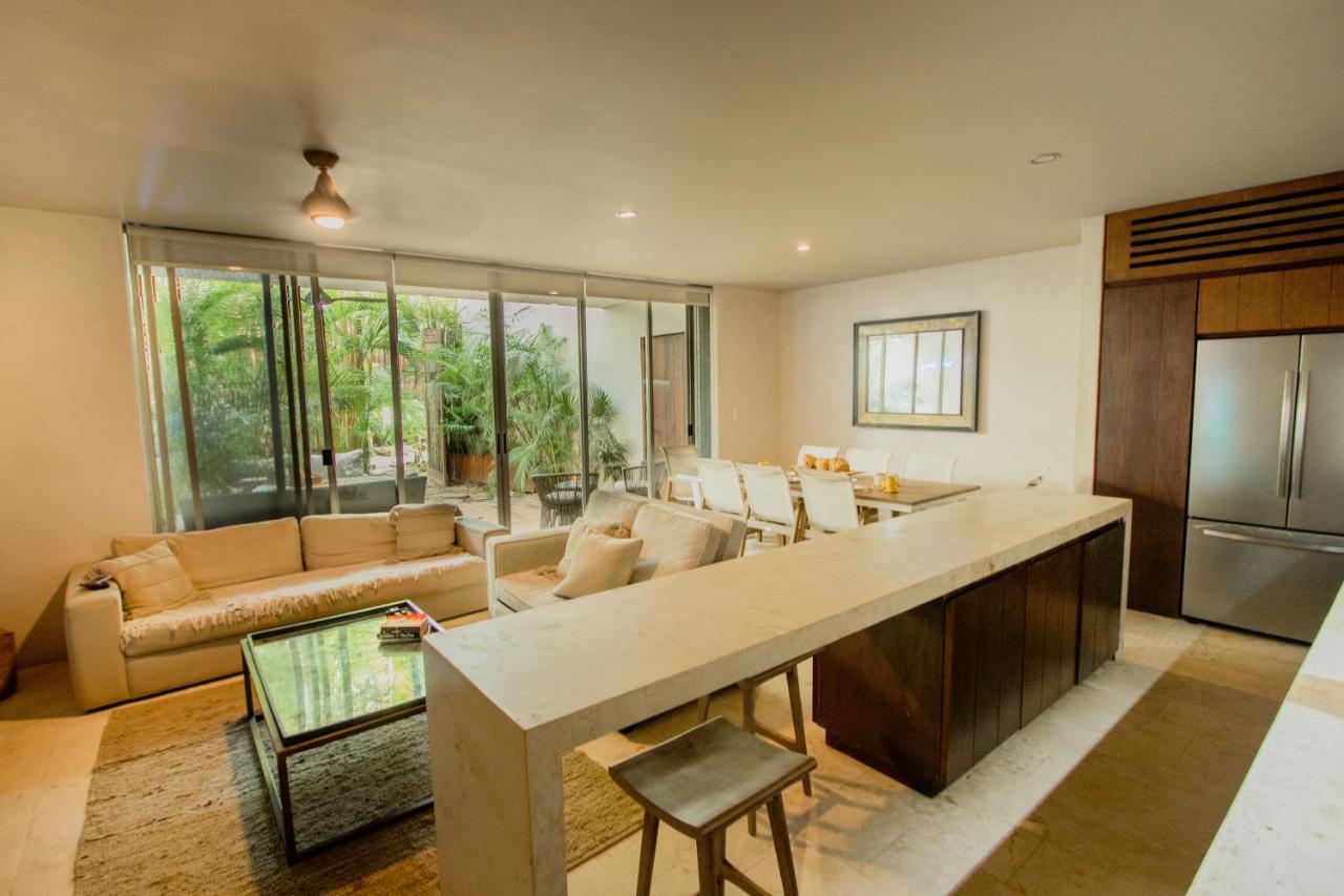 Ideal 4 Groups Aldeazama 2Br 10Pax Apt Papaya Playa Тулум Экстерьер фото