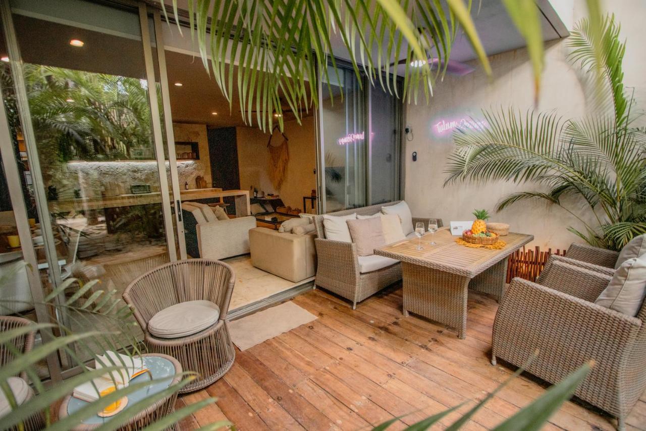 Ideal 4 Groups Aldeazama 2Br 10Pax Apt Papaya Playa Тулум Экстерьер фото